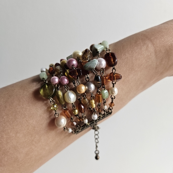 Loft Multi-Colored Beaded Bracelet - Picture 9 of 9